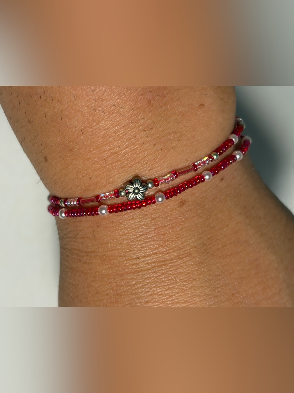 BUY NOW PRICE Flower Stacking Stretch Bracelets set of two